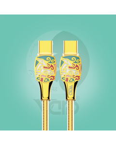 Ward 65W Fast Charging Type-C to Type-C Braided Cable 1M Gold
