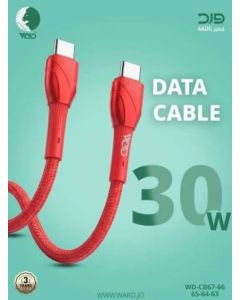 Ward CB67 Sleek Fabric Fast Charging Type-C Cable 65W