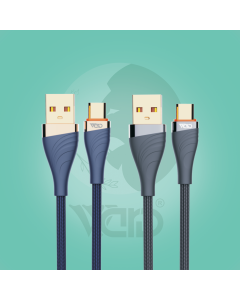 Ward CB68 Durable Yarn Fast Charging Micro USB Cable 30W