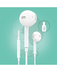 Ward H04 Clear HD Mic Type-C Earphones for Android