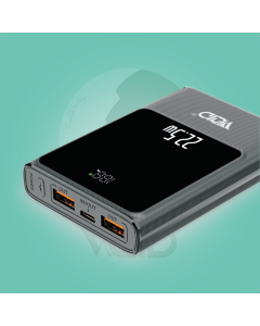 Ward 22.5W Fast Power Bank 10000mAh Pocket Size with Pouch 