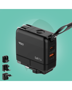 Ward 65W Universal Fast Home Adapter with Cable WD-T07