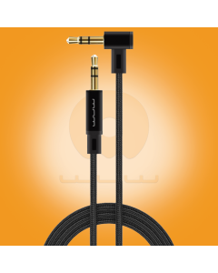 WUW-X176 3.5mm to 3.5mm Right-Angle AUX Audio Cable