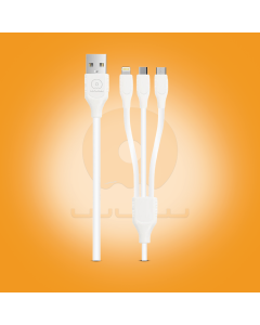 WUW-X179 3-in-1 Multi-Connector Fast Charging Cable (1M)
