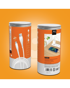 WUW-X197 2.4A Fast Charging and Data Cable Canister Pack (30 Pieces)