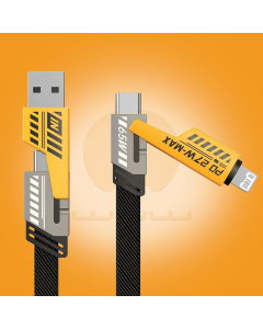 WUW-X207 4-in-1 Fast Charging Cable 65W