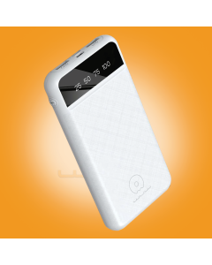 WUW-Y110 10000mAh Dual USB Fast Charging Power Bank with Digital LED Display