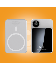 WUW-Y126 5000mAh 22.5W Magnetic Wireless Fast Charging Power Bank with Digital LED Display