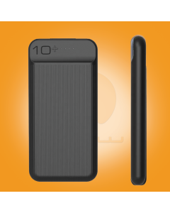 WUW-Y128 10000mAh Fast Charging Power Bank with LED Level Indicators