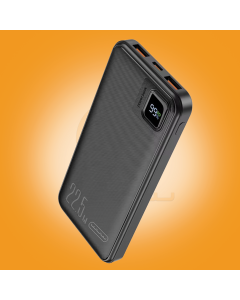 WUW-Y137 10000mAh 22.5W Super Fast Charging Power Bank with Digital LCD Display